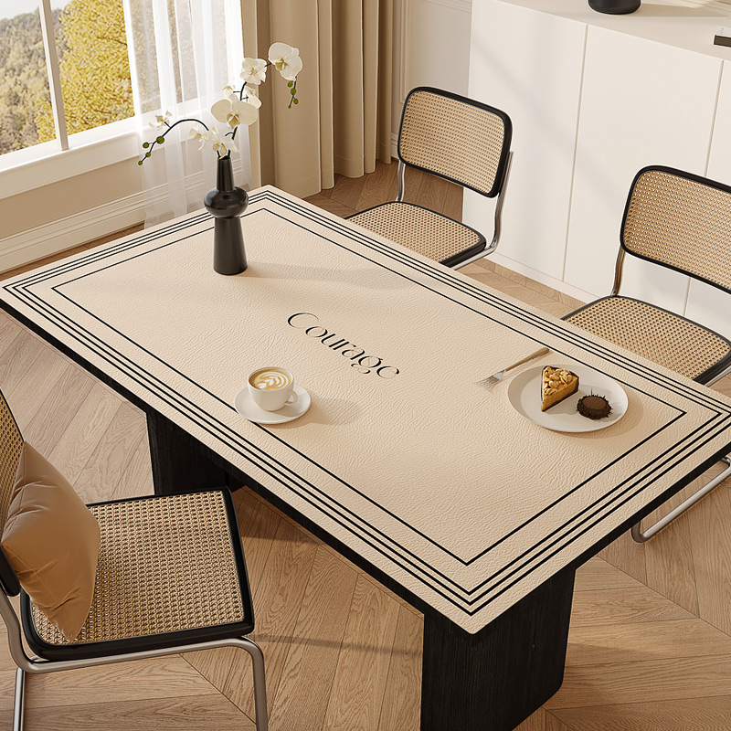 七彩屋皮革防水防油免洗餐桌垫
