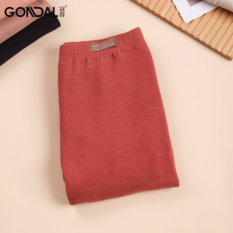 冠得女士保暖貂绒蚕丝贴片秋裤内衣单件裤子纯色打底中厚贴身冬季,女士内衣/男士内衣/家居服,保暖裤,淘宝优惠券,粉丝福利购,淘宝优惠卷