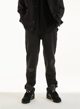 【清仓特价】XMXX联名fairplay 太空棉 侧排扣休闲裤运动长裤