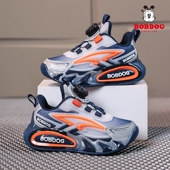 巴布豆春季 新款 男童运动鞋 Bobdog 网面透气软底儿童中大童篮球鞋