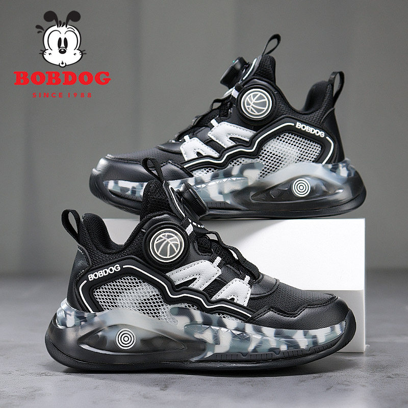 巴布豆春秋季男童运动鞋儿童篮球鞋防滑百搭田径跑步鞋小学生球鞋