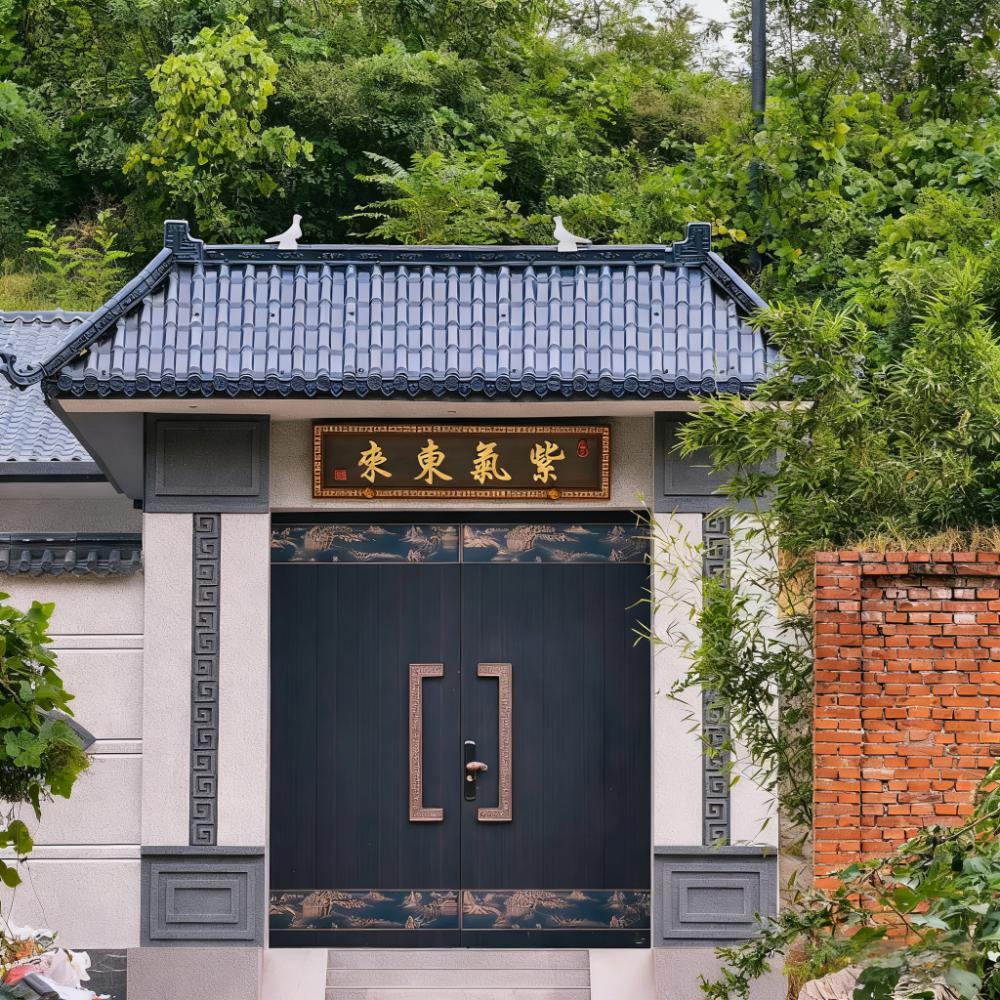 门头发光定制自建房不锈钢别墅