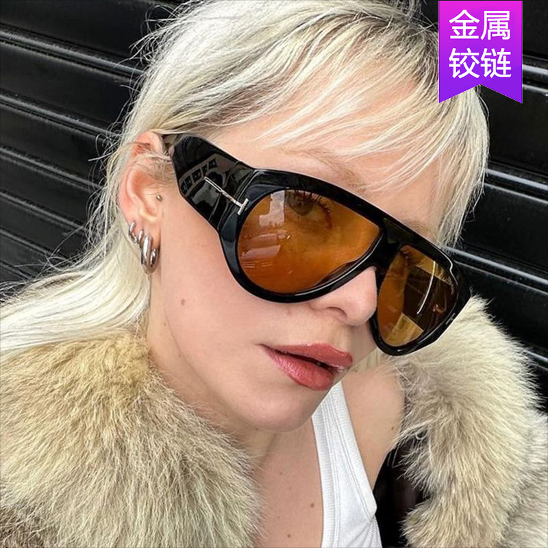 日系coopkoopt字大框太阳镜飞行员新款蛤蟆时尚太阳眼镜个性女士