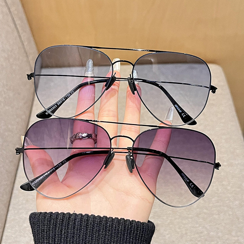 日系CoopKoop新款工艺腿飞行员眼镜大框潮流蛤蟆镜男女司机驾驶