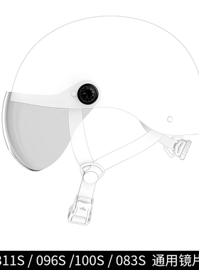 晓安头盔专用镜片096S/811S /100S系列护目镜片 非晓安头盔勿/拍