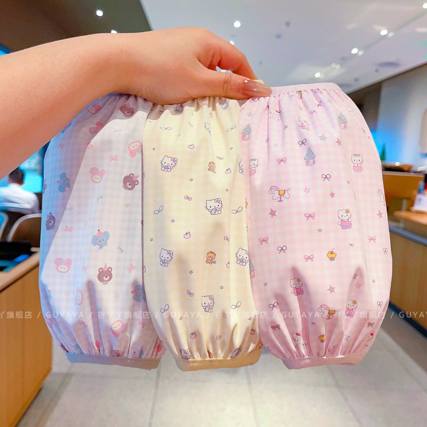 儿童Kt印花防水防污袖套女童秋冬新款小学生写作业画画羽绒服护袖,童装/婴儿装/亲子装,袖套/儿童冰袖,淘宝优惠券,粉丝福利购,淘宝优惠卷