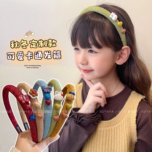 儿童多巴胺可爱发箍女童宝宝韩系头箍小女孩洗脸压发不勒头发饰
