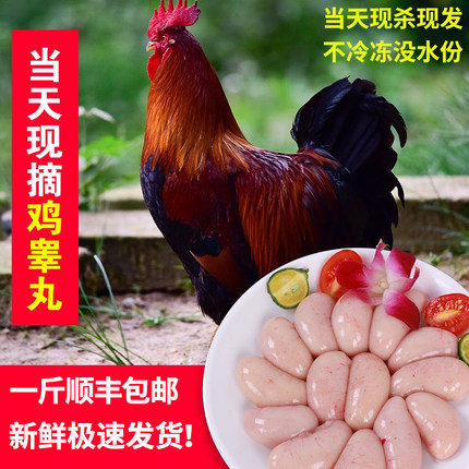 新鲜鸡腰子鸡子鸡卵蛋蛋小鸡腰子公鸡阉蛋睾丸鸡肾鸡宝鸡春500克