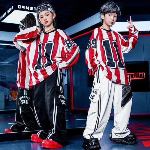 街舞服装女童帅气少儿hiphop