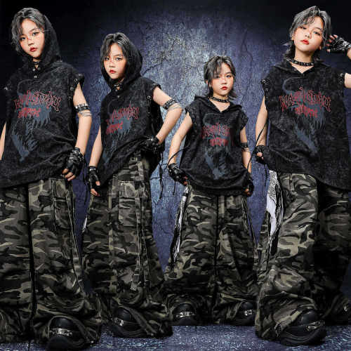 嘻哈hiphop酷帅爵士舞走秀演出服
