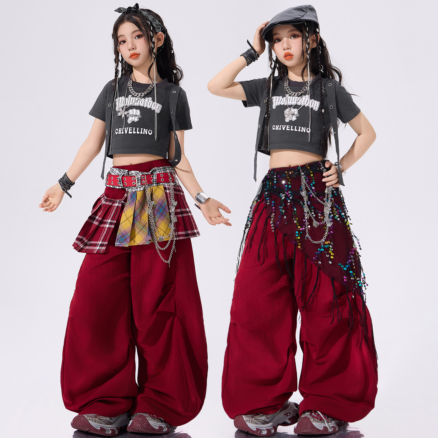 女童爵士舞服装少儿jazz穿搭练功