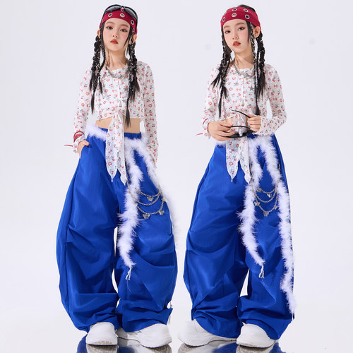 女童爵士舞服装儿童演出服