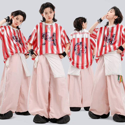 儿童街舞演出服男童嘻哈舞蹈