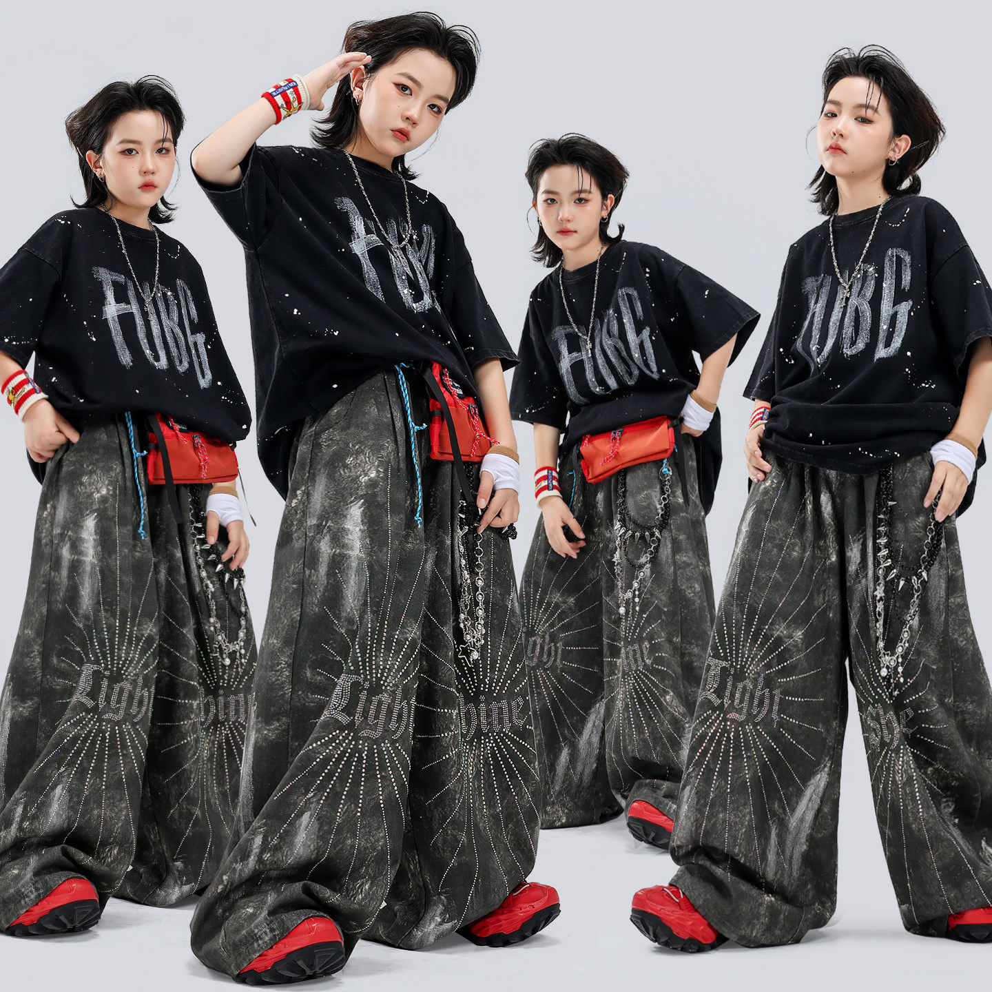 街舞男童演出潮服嘻哈痞帅儿童