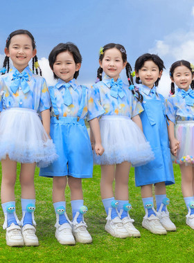 幼儿园衬衫背带裤蓬蓬裙团体
