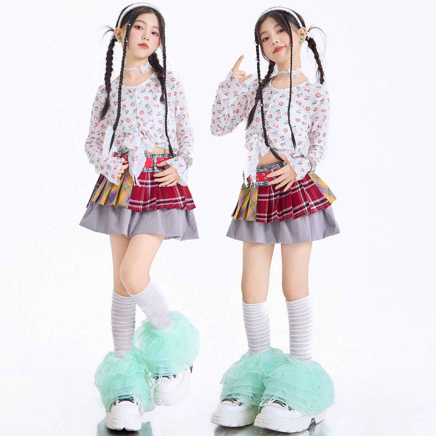 女童爵士舞服装潮酷时髦少儿