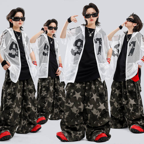 街舞男童潮服嘻哈儿童夏季