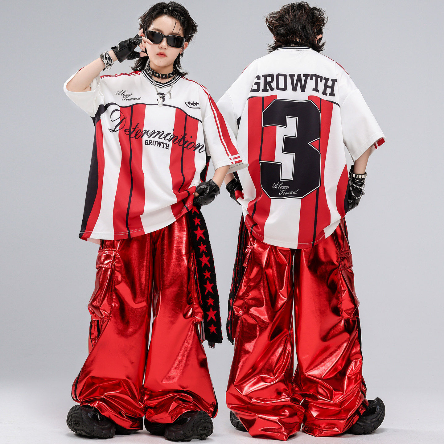 儿童街舞服装嘻哈男童潮服hiphop