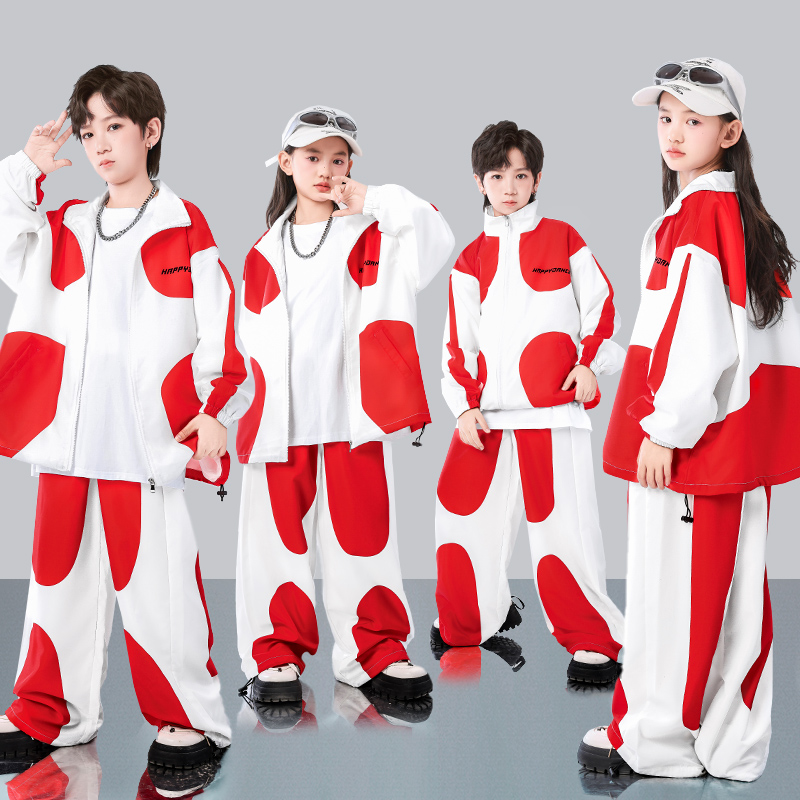 街舞潮服小学生运动会班服男童