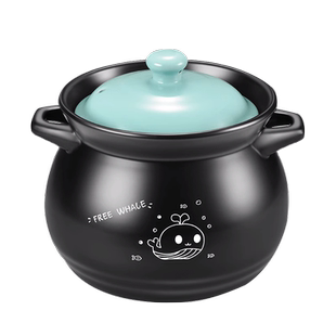 砂锅煲家用耐高温干烧不裂煲汤炖汤陶瓷小沙锅燃气煤气灶专用汤煲