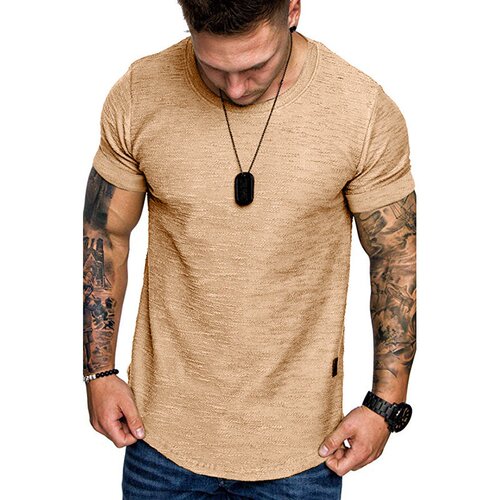 shirts T Shirt tshirt for slim fit Men t shirts Top black