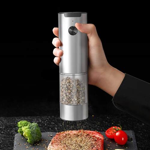 Electric Salt And Pepper Grinder With Adjustable Coarseness
