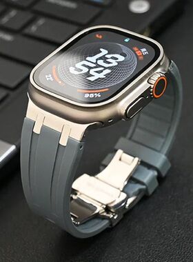 Soft Silicone Strap For Apple Watch Ultra 2 1 49mm Series 9