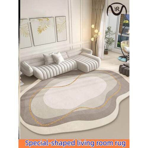 Living room rug shaped sofa bedroom floor mat  地毯