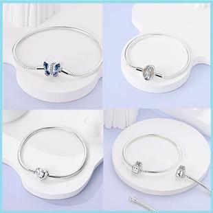 Sterling Silver Bracelet Fit Charms Butterfly Stars Moon Saf