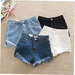 2024Women Summer Sexy Denim Shorts Short Jeans Pants Ragged