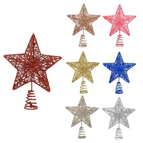 Tree Top Star Christmas Decoration Supplies圣诞节树顶星