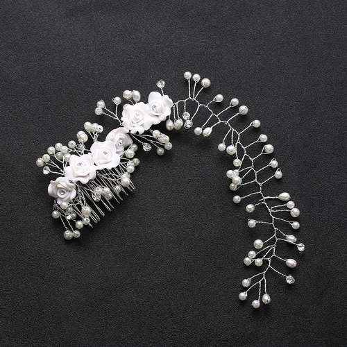 Rhinestone Pearl Hair Accessories Hairband Hairpins Crystal