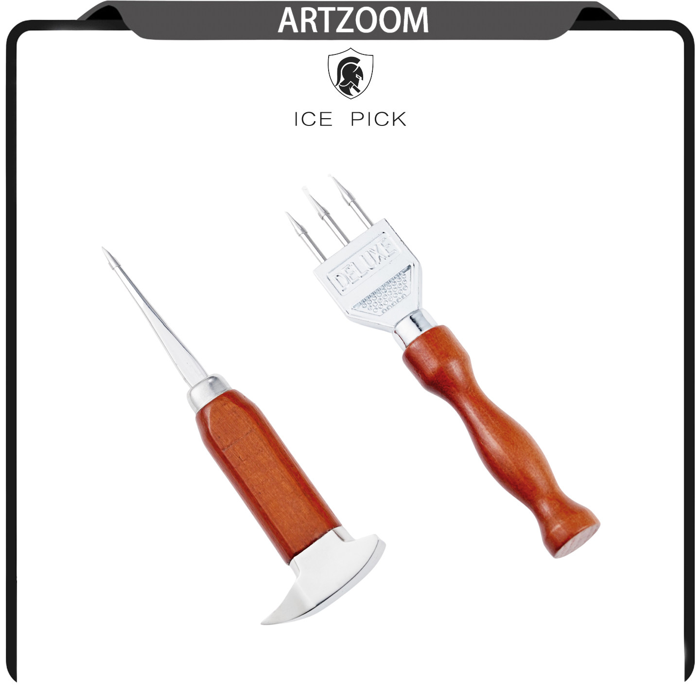 ARTZOOM 日本原装进口中国制造调酒工具小单叉冰锥凿冰分冰器系列