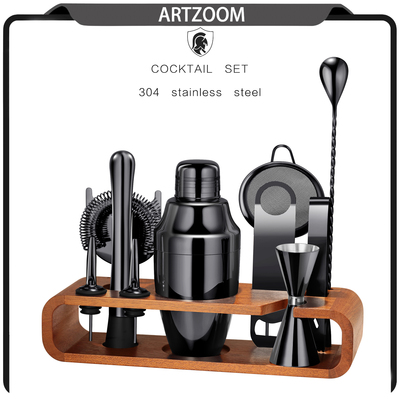 ARTZOOM  304不锈钢调酒器摇酒壶套装组合礼盒礼品装调酒工具