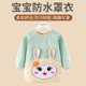 宝宝罩衣防水防脏儿童秋冬季 外穿女宝反穿衣围兜婴儿吃饭护衣围裙