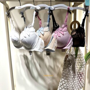 梧桐花开内衣26春夏新款中厚小胸聚拢显胸花漾蝶语性感文胸66208