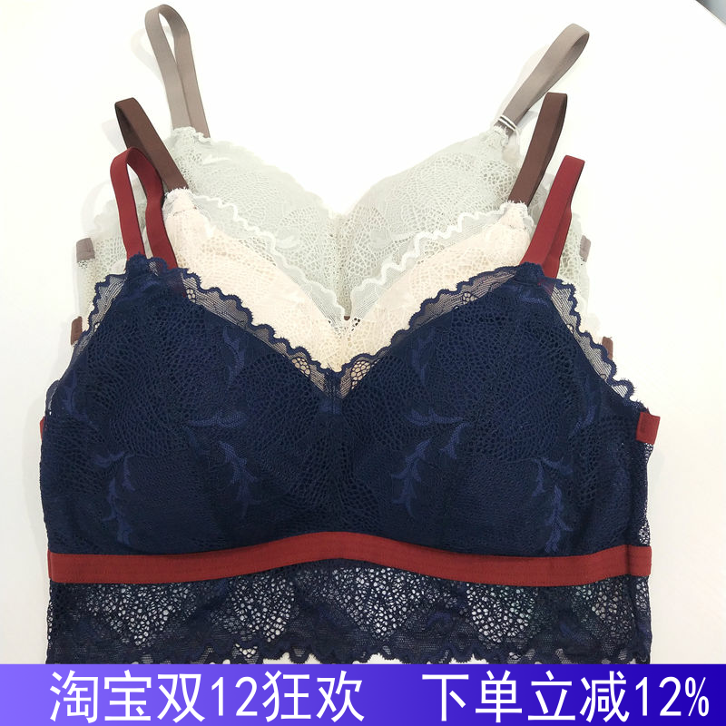 美背聚拢蕾丝性感薄款无钢圈文胸