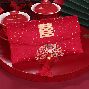 改口红包大号万元高级感喜包大红包袋订婚仪式感结婚专用2026新款