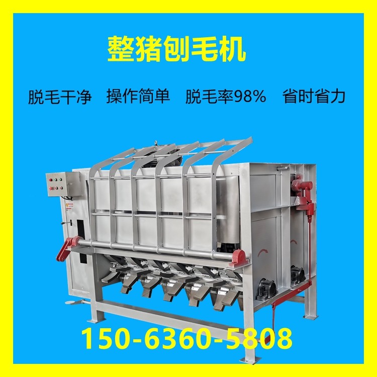 屠宰场杀猪刨毛机器整猪打毛机生猪刮毛小型家用猪刮毛机整打毛机