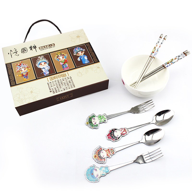Beijing Opera mask tableware Chinese style gifts Cutlery Set|ruв категории Ручная работа, области народных ремесел, Facebook - от Buy2taobao.com для оказания профессиональной услуги покупки агента Taobao