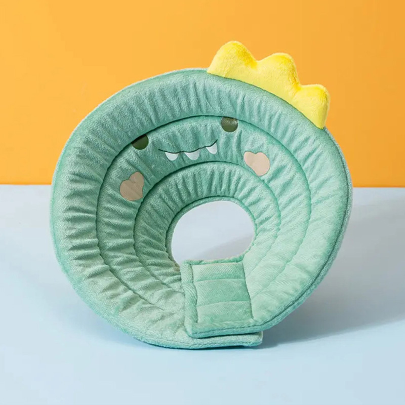 猫咪伊丽莎白圈猫可爱高颜值不影响可吃饭趣味幼猫小猫猫用软头套