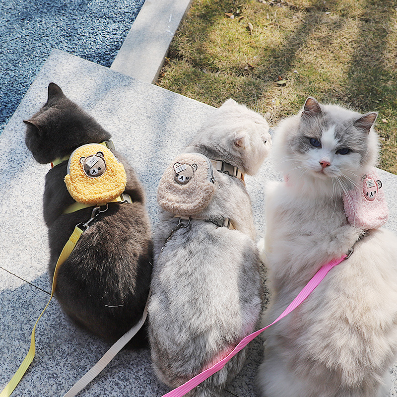 防挣脱可调节小栓猫绳