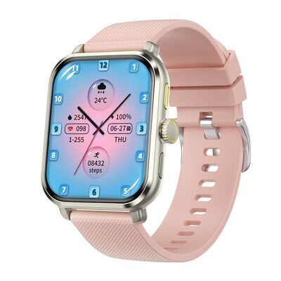 新款M12智能手表蓝牙通话1.83英寸方屏息屏指针男女通用运动手表