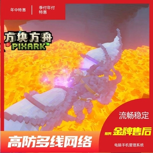 瑞冰云 PixArk方舟方块世界服务器出租用 无限制人数 手机电脑后