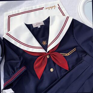 春日部【白雪姬】jk制服水手服泡泡袖绀色漫画感校供原创设计少女