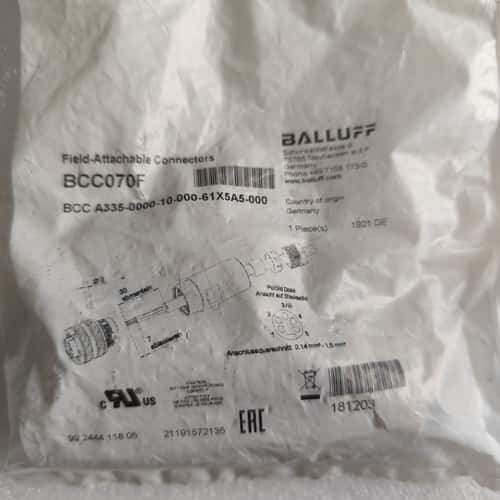 议价巴鲁夫BCC070F接头！德国制造BCC A335-可维修