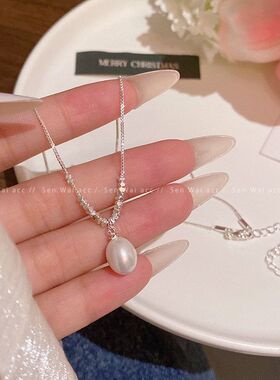 锁骨小众时尚吊坠简约女款链新款