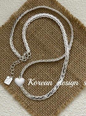 手工高级感意大利链女S925链纯银