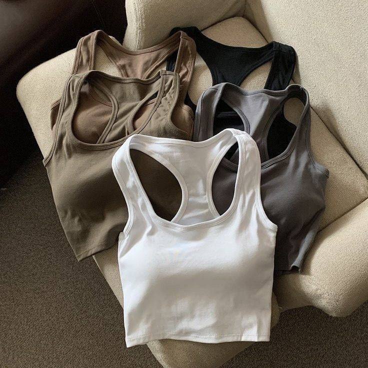 辣妹胸垫吊带背心夏季上衣纯欲显瘦带搭运动风内2024短款露背新款,女装/女士精品,抹胸,淘宝优惠券,粉丝福利购,淘宝优惠卷