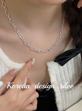 时髦韩国秋冬新款百ins镂空S925